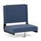 Emma and Oliver 500 lb. Rated Lightweight Stadium Chair with Handle & Ultra-Padded Seat